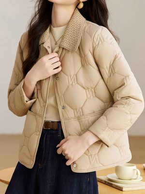 Ella Classic Lapel Solid Color Winter Coat