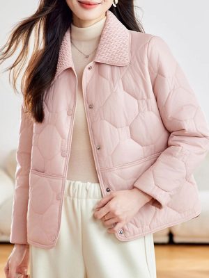 Ella Classic Lapel Solid Color Winter Coat