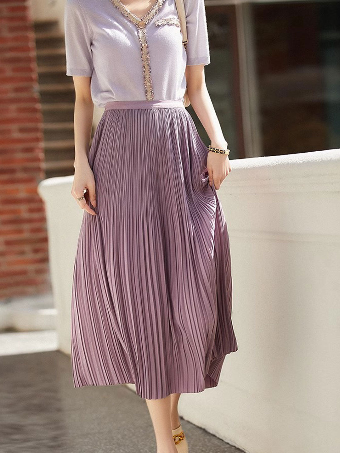 Taylor Daily Paneled Pleated Skirt - Image 2